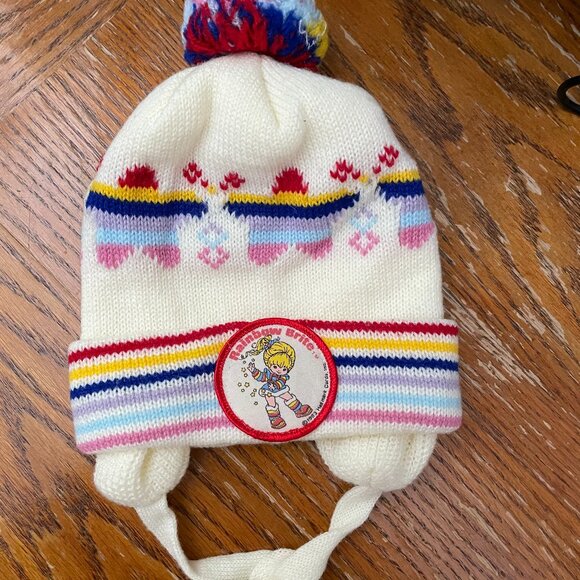 Rainbow Brite Other - Rainbow Brite Pom Pom Beanie 1983 Vintage- Toddler Size